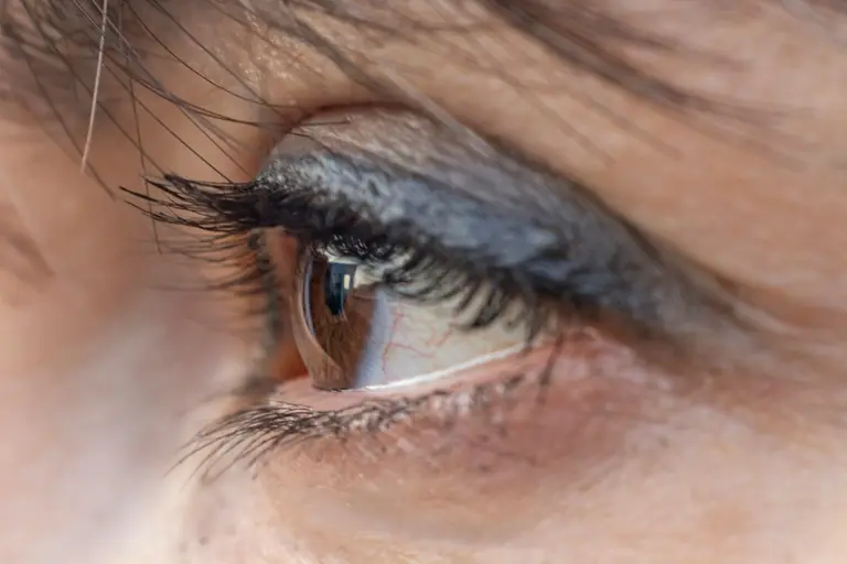 close-up of an eye