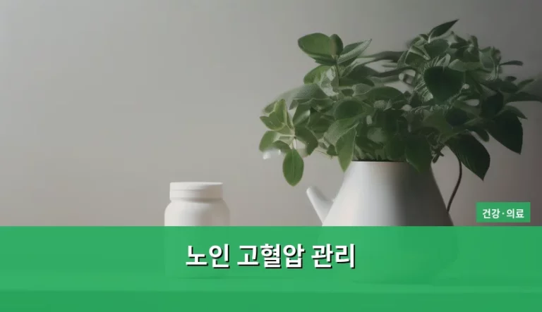 노인 고혈압 관리, 건강한 노후를 위해 꼭 챙겨야 할 생활 습관 가이드