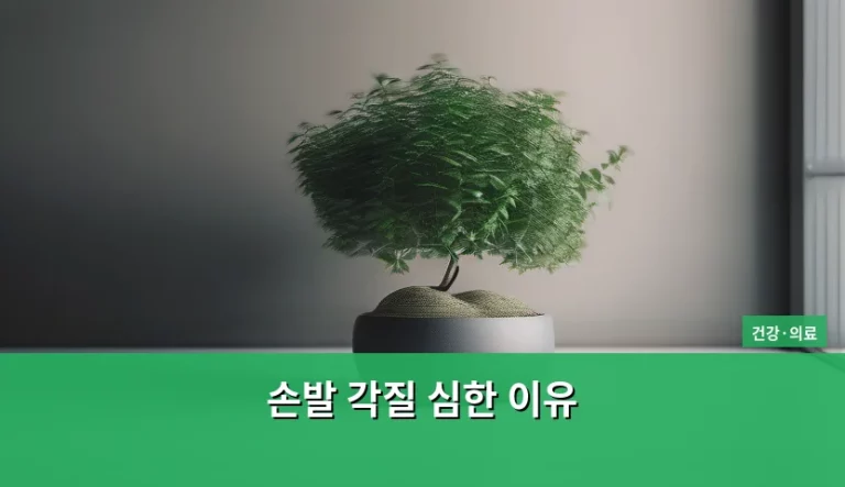 손발 각질 심한 이유, 단순히 건조함 때문일까요? 원인부터 관리법까지