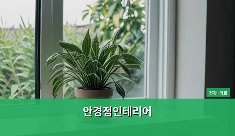 성공적인 안경점인테리어 설계 가이드와 핵심 체크리스트