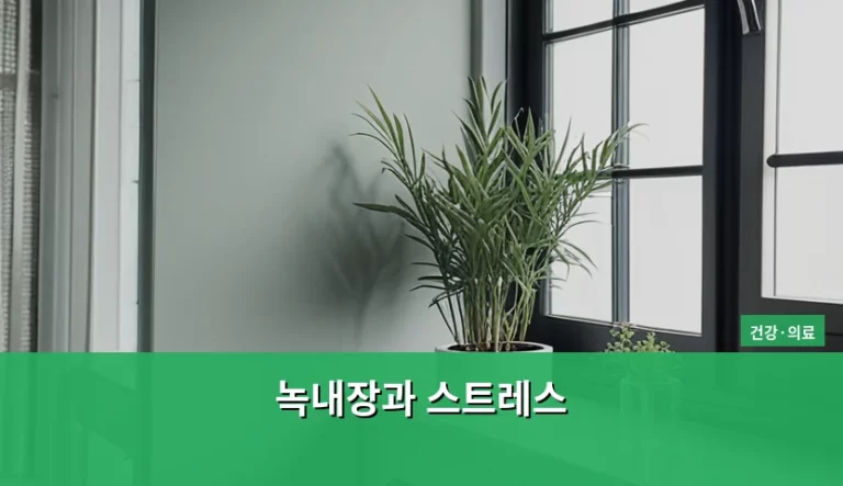 녹내장과 스트레스 상관관계 및 관리 방법 가이드