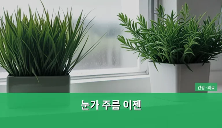 눈가 주름 원인과 관리 방법 및 시술 가이드