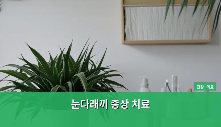 눈다래끼 증상 치료 방법 및 관리법 가이드