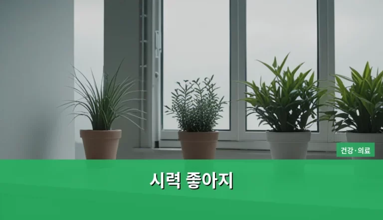 시력 좋아지기 위한 현실적인 방법과 눈 건강 관리 가이드