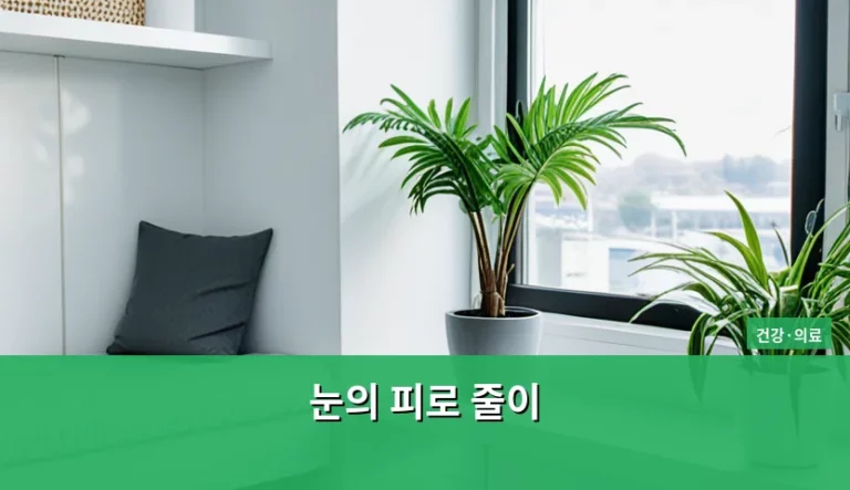 디지털 시대 눈의 피로 줄이기 위한 실천 가이드