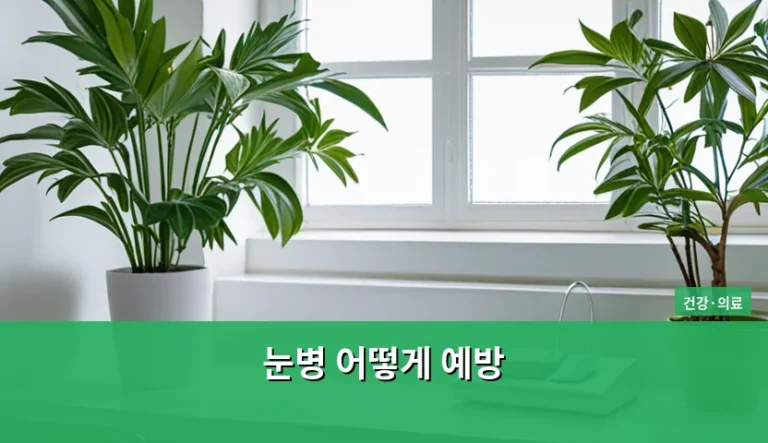 눈병 종류별 특징과 일상 속 예방 수칙 가이드